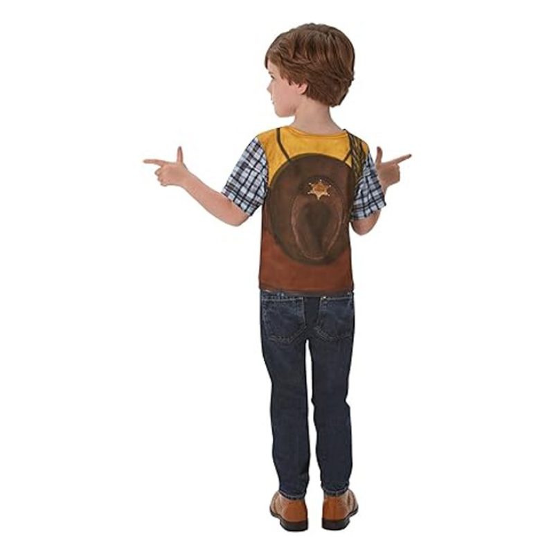 Rubie's Rubie's Costume Cowboy T-shirt Per Bambini Carnevale 3-8 an...