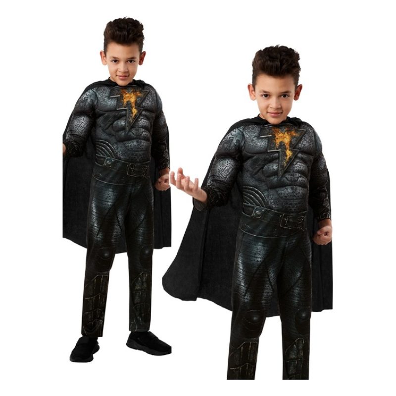 Rubie's Rubie's Costume Black Adam cosplay supereroe Shazam per Bam...