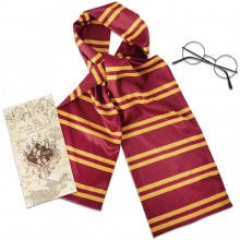 Costume Harry Potter Occhiali sciarpa mappa Grifondoro Bambini Carnevale 5+
