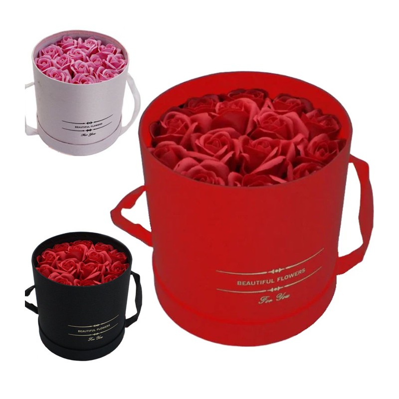 Scatola che si apre di rose regalo san valentino idea anniversario fidanzata
