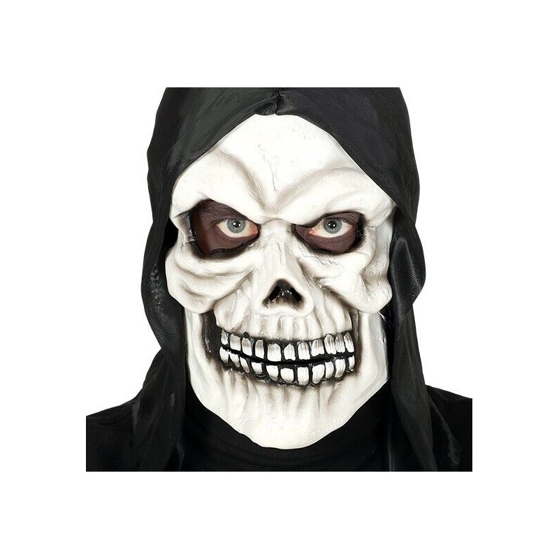 Guirca Carnevale halloween maschera da scheletro teschio in PVC con...