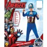 Rubie's Costume Carnevale Marvel Avengers Capitan America supereroe...