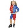 Rubie's Costume Carnevale Suicide Squad Harley Quinn bambina traves...