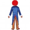Guirca Costume da uomo clown abito travestimento Pagliaccio carneva...