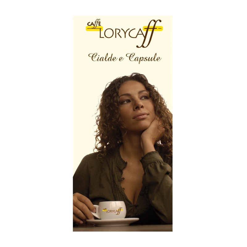 Lorycaff 150 cialde filtro carta Caffè Lorycaff ESE 44mm Miscela Pe...