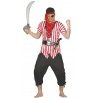 Guirca Costume da Pirata bucaniere corsaro uomo adulto L travestime...