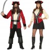 Guirca Costume da Pirata bucaniere corsaro uomo adulto M travestime...
