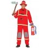 Guirca Costume da pompiere carnevale uomo adulto XL travestimento v...