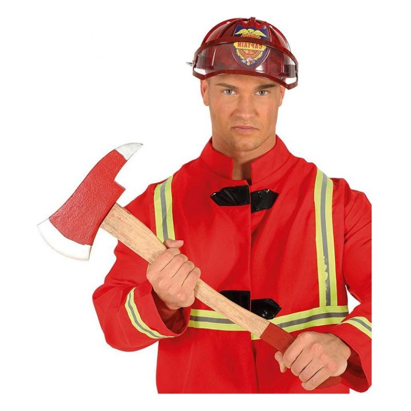 Guirca Costume da pompiere carnevale uomo adulto XL travestimento v...