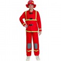 Costume di carnevale pompiere ragazzi travestimento vigile del fuoco 14-16 anni