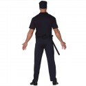 Costume Polizia carnevale Vestito Guirca adulto poliziotto uomo unisex Police
