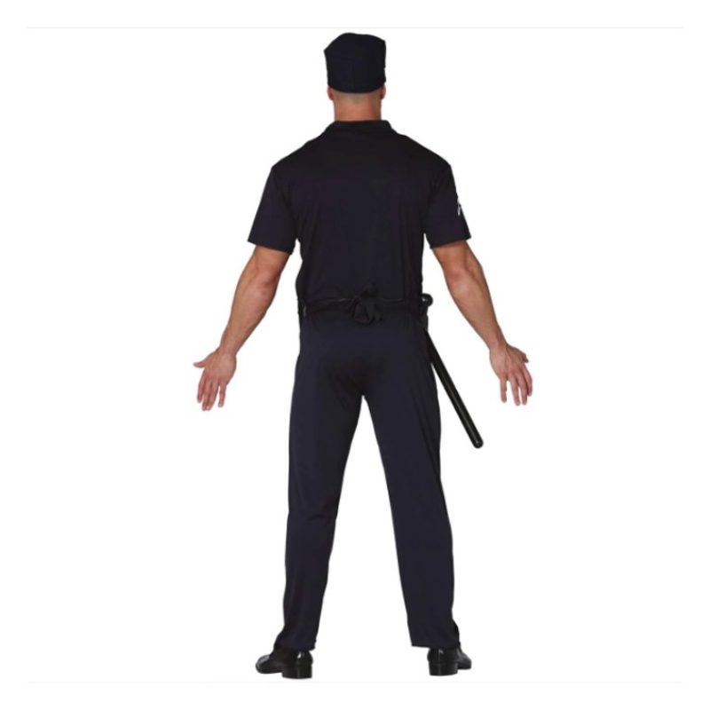 Guirca Costume Polizia carnevale Vestito Guirca adulto poliziotto u...