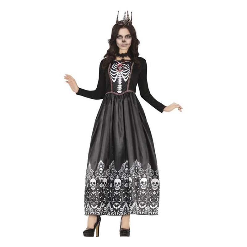 Guirca Guirca Costume Maschera Messicana Catrina calaca Scheletro D...