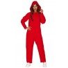 Guirca Costume carnevale la casa di carta vestito ladro adulto donn...