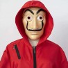 Guirca Costume carnevale la casa di carta vestito ladro adulto donn...