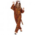 Pigiama animale kigurumi per adulti unisex costume halloween carnevale tigre