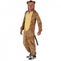 Pigiama animale kigurumi per adulti unisex costume halloween carnevale leopardo