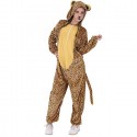 Pigiama animale kigurumi per adulti unisex costume halloween carnevale leopardo
