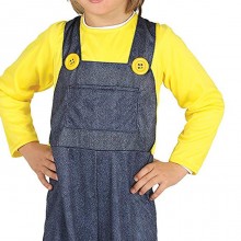 Minion Costume da Bambina Bambino Vestito ragazzi carnevale Fiestas Guirca