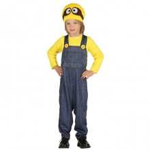 Minion Costume da Bambina Bambino Vestito ragazzi carnevale Fiestas Guirca