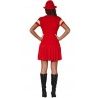 Guirca Costume Carnevale da Pompiere Donna Vigile del Fuoco Vestito...