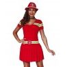 Guirca Costume Carnevale da Pompiere Donna Vigile del Fuoco Vestito...