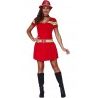 Guirca Costume Carnevale da Pompiere Donna Vigile del Fuoco Vestito...