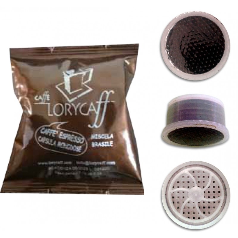 100 capsule FAP Caffè Lorycaff BRASILE compatibili Lavazza Espresso Point