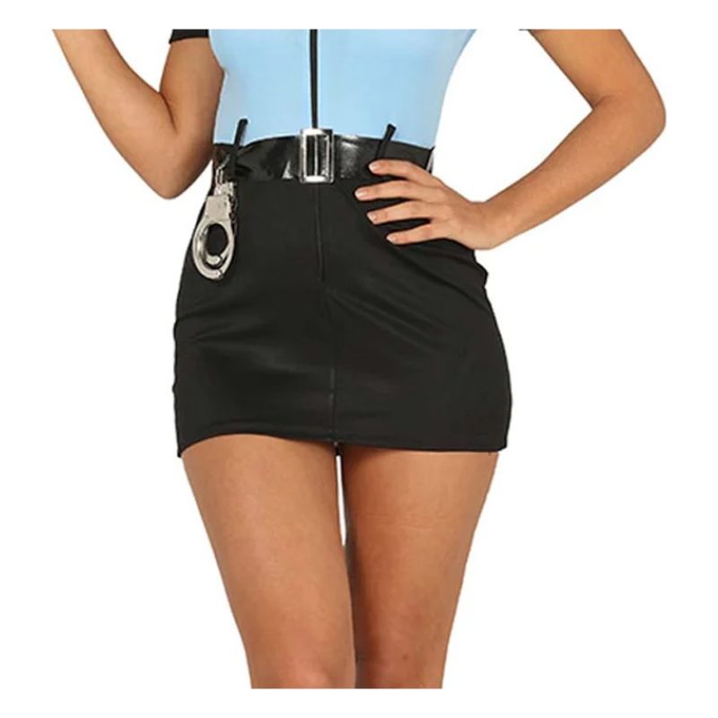 Guirca Costume Carnevale da Poliziotta agente Vestito Polizia Donna...
