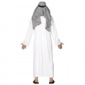 Costume Sceicco Arabo Tunica Oriente Sultano Vestito di Carnevale Guirca tg L