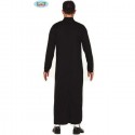 Costume da uomo religioso giudice prete laureato carnevale Guirca tunica TG M/L