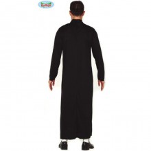 Costume da uomo religioso giudice prete laureato carnevale Guirca tunica TG M/L