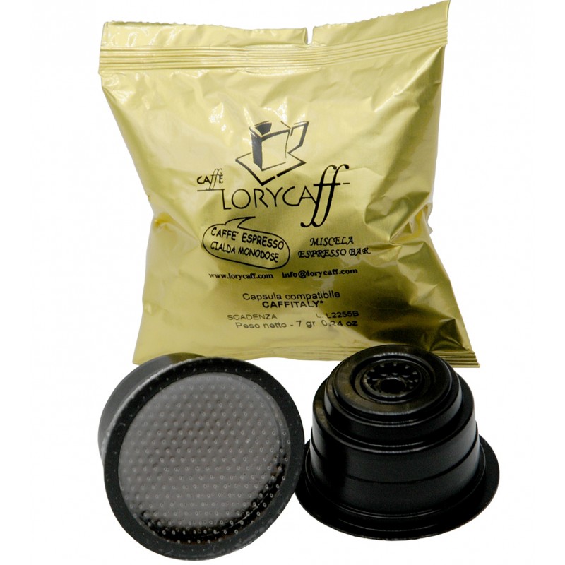 80 capsule compatibili Caffitaly Caffè Lorycaff miscela ESPRESSO BAR
