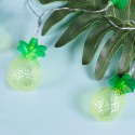 Catena luminosa led ad energia solare 10 Lampadine ananas luce luci da esterno