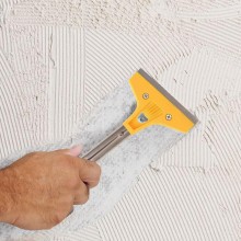 2x Raschietto per pareti per pavimenti con manico x stucco casa Impugnatura