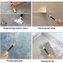 2x Raschietto per pareti per pavimenti con manico x stucco casa Impugnatura