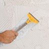 Iron 2x Raschietto per pareti per pavimenti con manico x stucco cas...