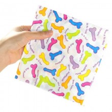 Set 24 tovaglioli Carta con Stampa Pisello Pene Addio al Nubilato party scherzo