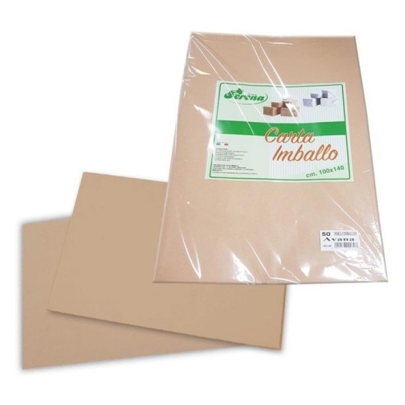 Linea Serena 50 fogli di carta per imballo avana cm 100x140 per imb...
