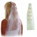 Velo da sposa mini peni addio al nubilato sexy gadget divertente bacherolette