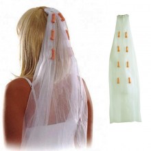 Velo da sposa mini peni addio al nubilato sexy gadget divertente bacherolette