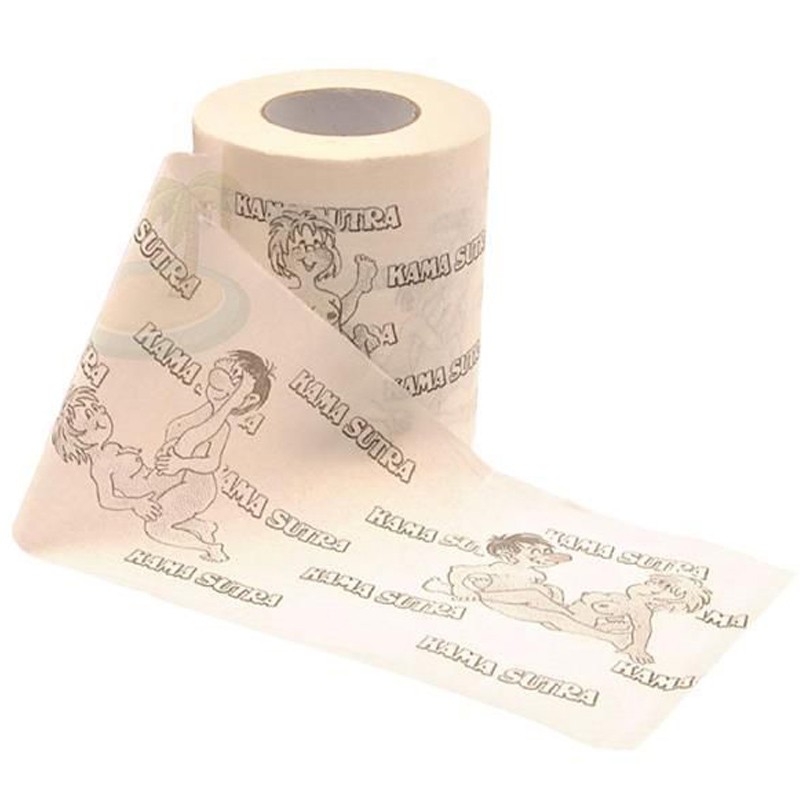 Carta Igienica sexy Kamasutra 3 PZ addio al celibato/nubilato scherzo compleanno
