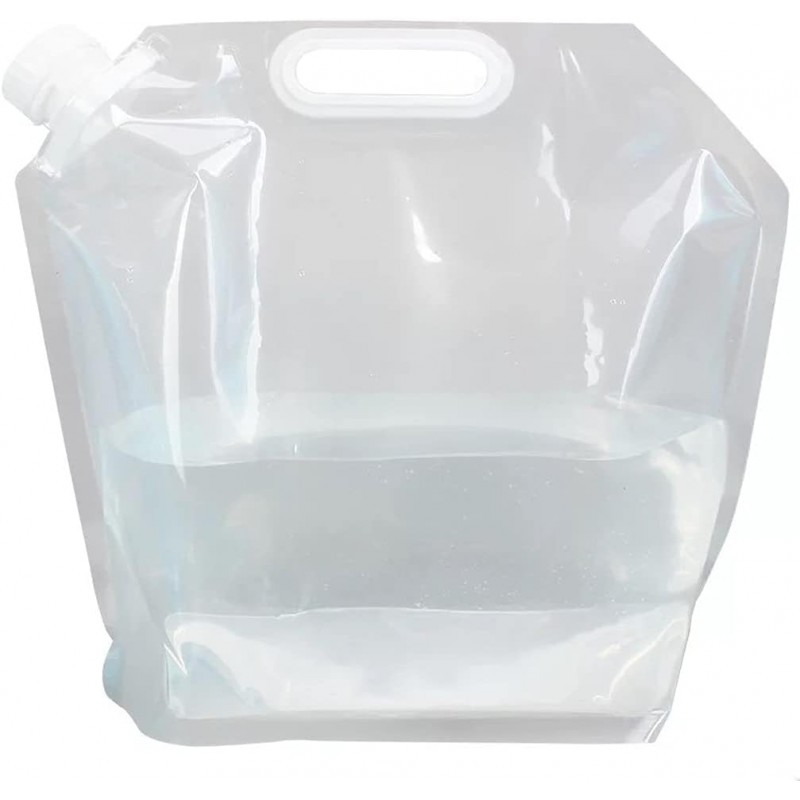 Tanica pieghevole 10 litri macchina scooter campeggio plastica acqua serbatoio