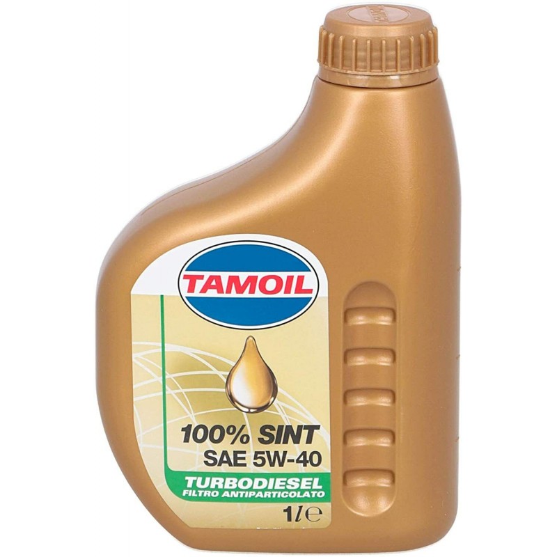 Tamoil  Turbodiesel Lubrificante 100% SINT SAE 5W-40 Motore diesel iniezione dir