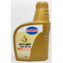 Tamoil  Olio Lubrificante 100% SINT SAE 5W-40 1 litro 9578 motori a benzina