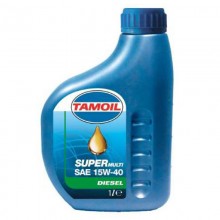 Tamoil SUPERMULTI SAE 15W40 Olio lubrificante motore Diesel flacone da 1 L
