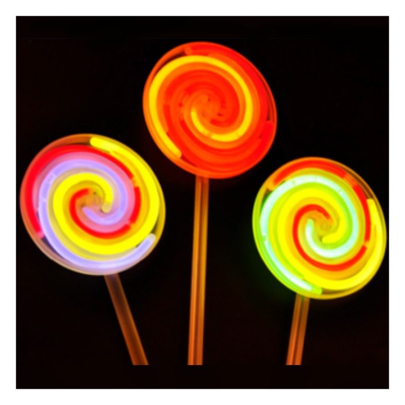 Firestars 3 Girandole luminose fluorescenti colorati discoteca DJ a...