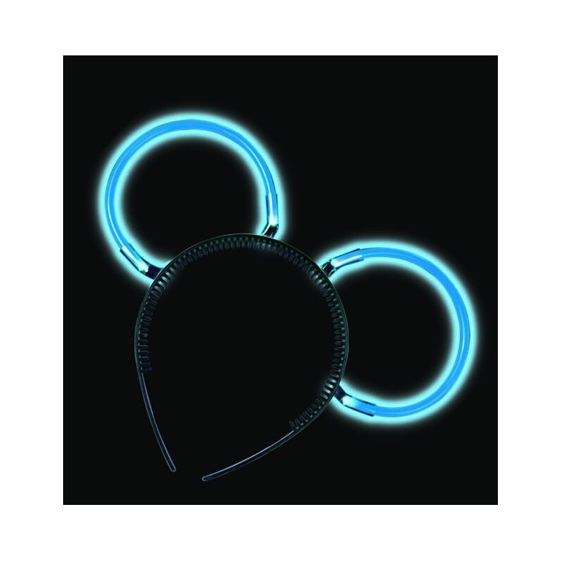 5pz Montature Orecchie Luminose cerchietto Coniglio Accessori Fluo Starlight