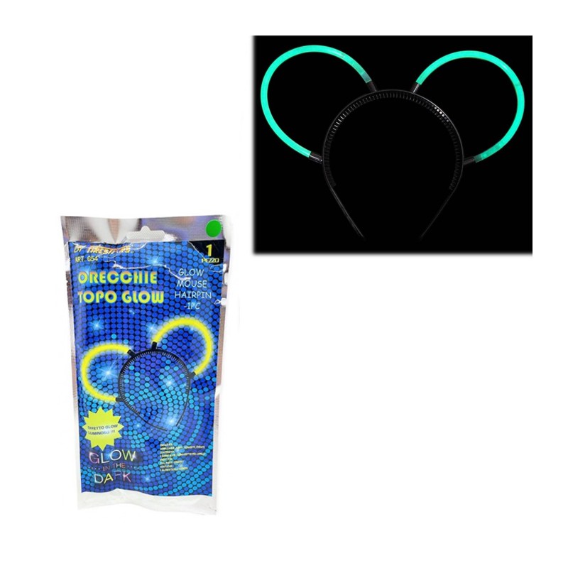 Firestars 5pz Montature Orecchie Luminose cerchietto Coniglio Acces...
