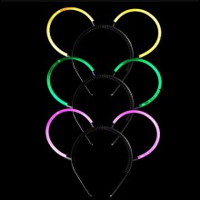 5pz Montature Orecchie Luminose cerchietto Coniglio Accessori Fluo Starlight